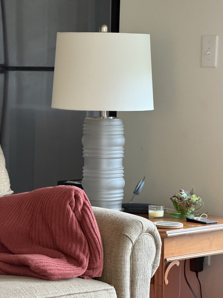 Gray lamp